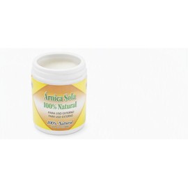 Pomada de Arnica 100% Natural Cont 125 Grs. Ideal para Golpes y Dolores Musculares con Ingredientes que Disminuyen Rapidamente los Inchazones.