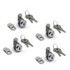 4Pack Cam Lock 5/8 Inch Tubular Cam Locks Keyed Alike