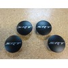Mopar Dodge Challenger Charger Black SRT Wheel Center Cap Set
