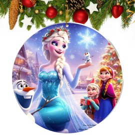 Cartoon Christmas Ornaments,Princess Christmas Ornaments for Trees 2024 Fairy Christmas Tree Ornaments Xmas Tree Decorations Gifts Holiday Party Holiday Indoors Home