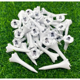 NorthPointe - 1 ½" Plastic Golf Jerseys, Short Tees for Irons, Pair Three, Hybrids and Driving Range 50 or 100 Pack Bulk in High Durable White Plastic