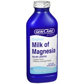 geri-Care Gericare Milk of Magnesia Original Flavor 16oz Each -4 Pack