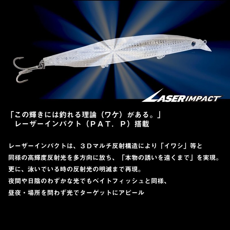 DAIWA Minnow Shoreline Shiner Z Vertis R140F-LI LI Max Laser