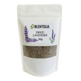 Blentolia Dried Lavender – Premium Culinary Grade Lavender Buds – Whole Natural Flowers for Tea, Baking, Crafts, Skincare & Aromatherapy – 1.76 oz / 50g