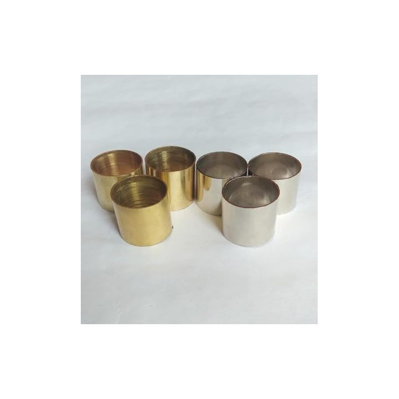 Set Of 6 Solid Brass Ferrules - Spare Part Accessories