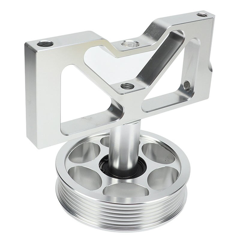 Air Pump Idler Bracket with Pulley Metal Replacement for Ford