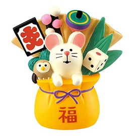 Decole ZSG-61223 Concombre Design Accessory Kaikatsu Rat 2.4 x 1.3 x 2.6 inches (6.2 x 3.2 x 6.5 cm)