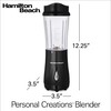Hamilton Beach 51101B Personal Blender with Travel Lid, Black