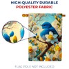 America Forever Spring Bluebird House Flag, 28x40 inch Double Sided,