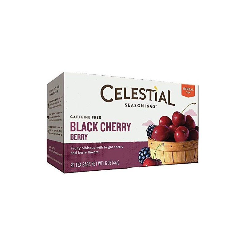Celestial Seasonings Herb Tea Blk Cherry Berry 20 Bag
