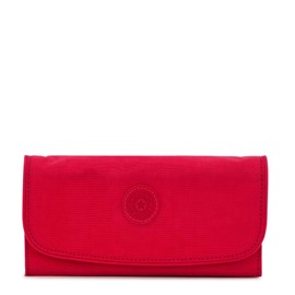 Kipling Women's Money Land, RFID Anti-Hacker Technology, Nylon Snap Wallet, Red Rouge, One Size, Women's Money Land Wallet, RFID Anti-Hacker Technology Wallet, Nylon Snap Wallet