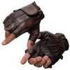 Milwaukee Leather Men's Fingerless Motorcycle Riding Hand Gloves - Large