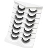 Happy Heartbeat 3D Clear Band False Eyelashes, Cat Eye, Wispy,