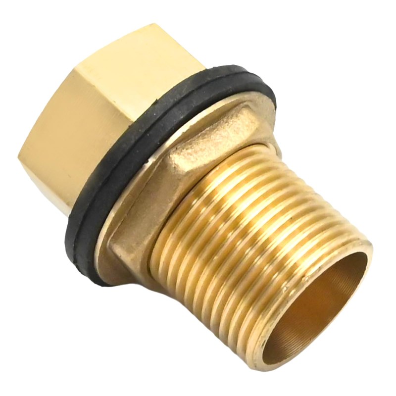 Anxingo 1/2 Inch External Thread & Internal Thread Bulkhead Fittings,