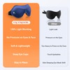 Eye Masks for Sleep Light Blocking: Lightweight 3D Contoured Eye