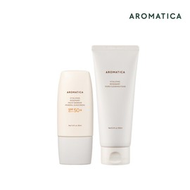 Aromatica (현대홈쇼핑)아로마티카로즈마리 수분장벽 선크림 + 클렌징 폼 기획세트 (Aromatica) Rosemary Moisture Barrier Sunscreen + Cleansing Foam Set