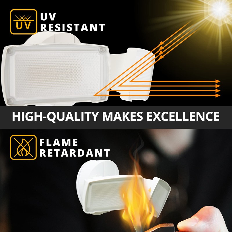 UME 2-Pack 19W Dusk to Dawn LED Security Light Outdoor,