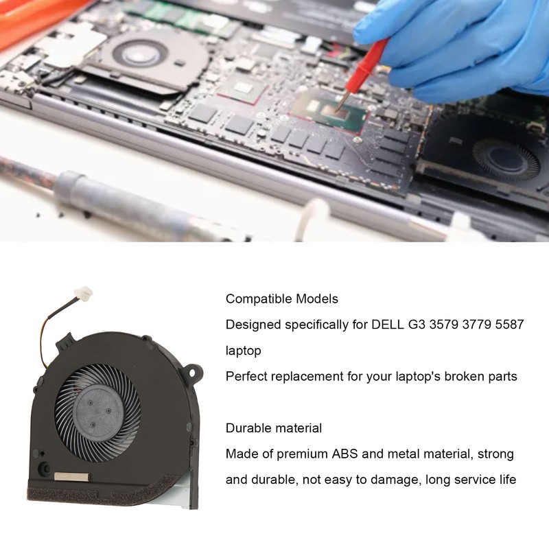 CPU Cooling Fan for Dell Laptop Replacement Laptop CPU Cooling