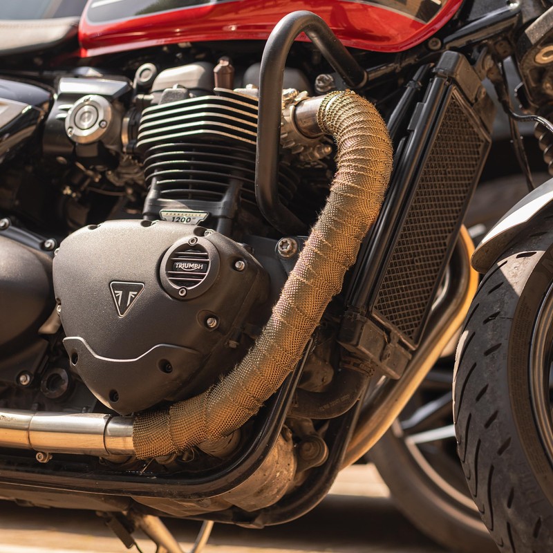Oxford Exhaust Wrap | Insulation Shield for Motorcycle Exhaust System