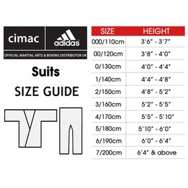 Cimac Judo Gi Uniform Suit, For Men, Women, Kids, Perfect For Training, Durable Polycotton, 350G/13oz, Throwing, Practice, Fighting, Sizes 110-200cm