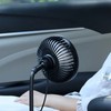 Car Fan Powerful Low Noise 3 Speeds Adjustable Portable USB