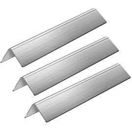 GasSaf 15.3 inch Flavorizer Bars Replacement for Weber 7635 Spirit 200 Series, Spirit E-210, S-210, E-220, S-220(2013-2016), 3-Pack 304 Stainless Steel Durable Flavor Bars(15.3"L x3.5"W x2.5"H)