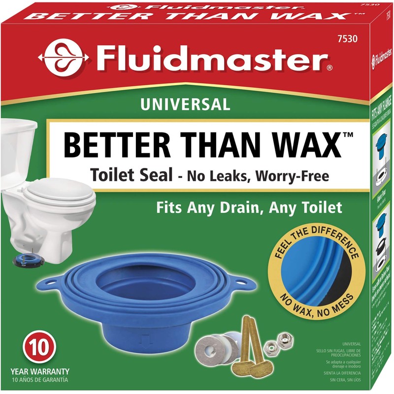 Fluidmaster 7530P24 Better Than Wax -Free Gasket with Bolts and