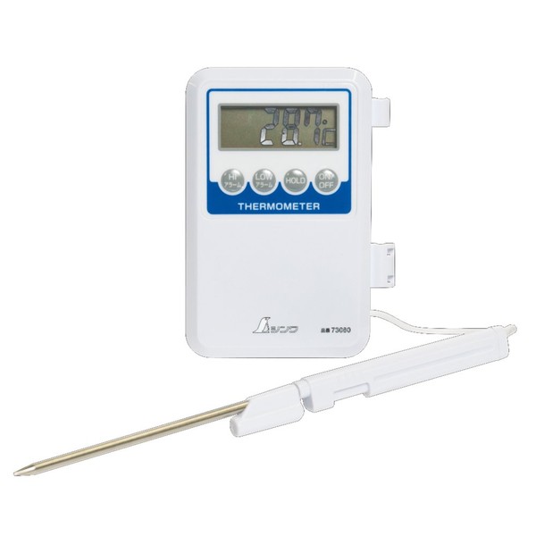 SHINWA digital thermometer h-1 septum measure expression probe waterproof 73080