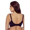 VIVISENCE Women's Soft Bra Perfect Support Decorative Border on the