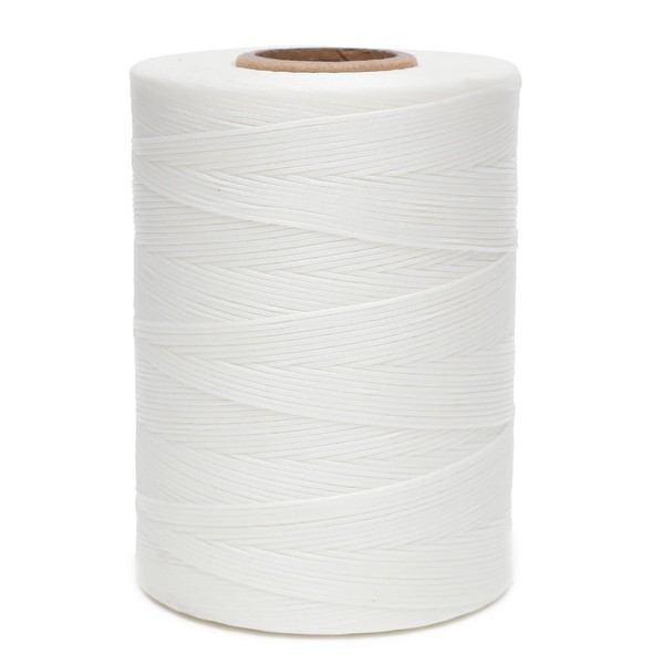 EXKALAFUL Waxed Thread,852Yds 150D 0.8mm Flat Polyester Wax Thread for