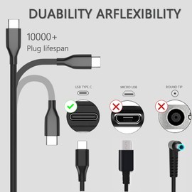 65W USB C Charger Compatible with Acer Swift Go 14 Laptop - SFG14-71-52TV