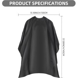Omvoina Professional Hair Cutting Cape with Adjustable Snap Closure