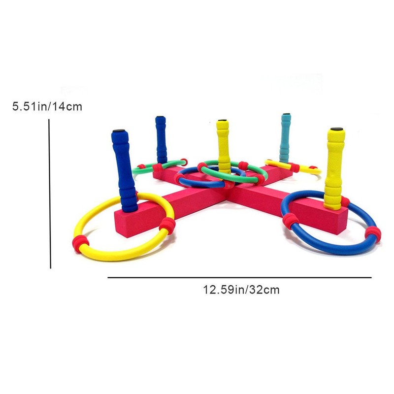 Ring Toss Yard Game Set Outdoor Indoor Ring Toss Game