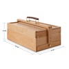 7 Elements Wooden Multi-Function Artist Tool and Brush Storage Box