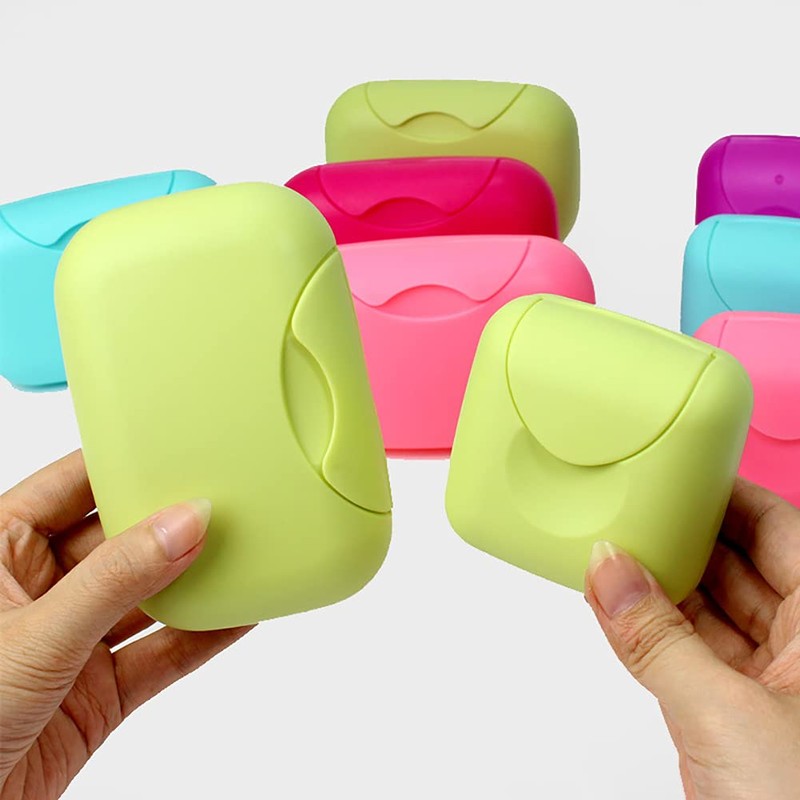 ZaH Macarons Soap Box Packaging Soap Holder Soap Travel Case