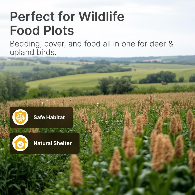 Hit List Seed® Grain Sorghum Food Plot Seeds for Deer
