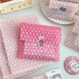 Heart Bubble Mailer for Aesthetic Gifting & Thank You Presents (Opportunity Workshop) 2-Color Thank You Sticker Pink 5ea