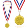 Donrime 12 Pcs Track & Field Award Medals - 2