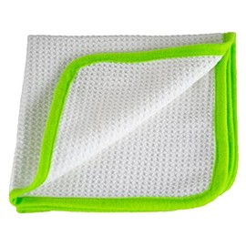 Liquid Elements Microfibre Car Streak Buster Window Cloth and Glass Cloth Quick-Drying Car Microfibre Cloth Effective Car Care Window Cloth Streak Free 35 x 35 cm (Pack of 1)
