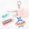 Donut Bunny Lip Gloss Keychain