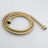 Tecmolog Brushed Gold Handheld Shower Head ABS Plastic 5 Functions