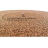 Cork/Rubber 3mm Turntable Record Mat with Record Label Recess in