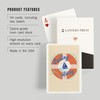 Lantern Press Dockside Series, Sailing Away (52 Playing Cards, Poker