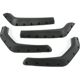 HECASA Fender Flares Compatible with 2008-2010 Polaris RZR 800 S/RZR 4 800 Front Rear Arches Extensions Mud Flaps Guards Set 4Pcs Black