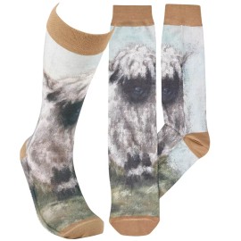 Primitives by Kathy Valais Blacknose Sheep Unisex Knee High Socks Size M/L Primitives by Kathy New*