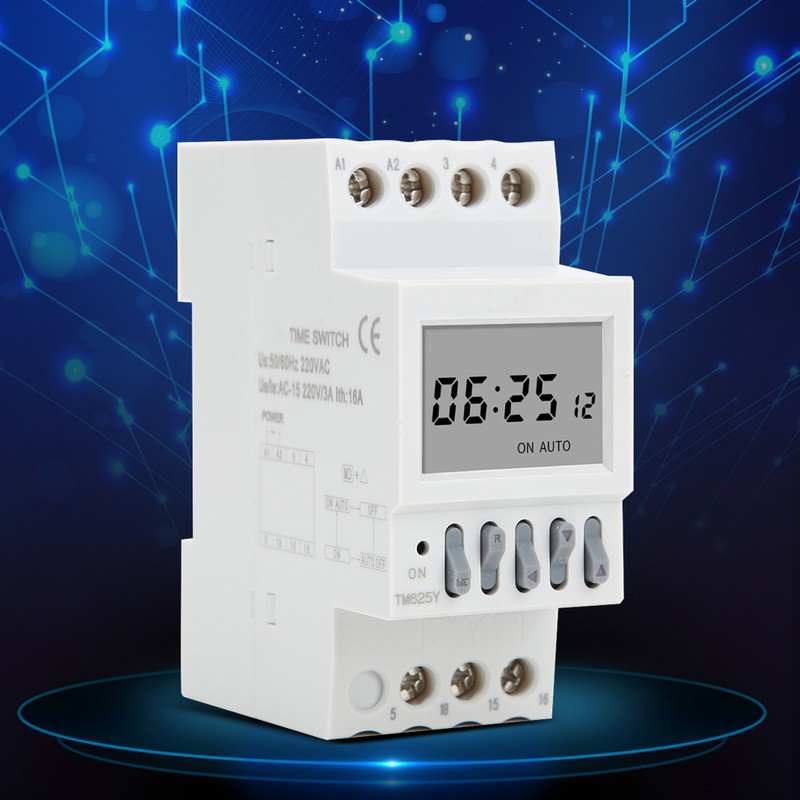 TM625Y Annual Cycle Timer Relay Power Switch Timer Din Rail