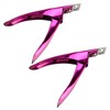 BIUDECO 2pcs Stainless Steel Nail Tip Trimmer for Manicure Pedicure