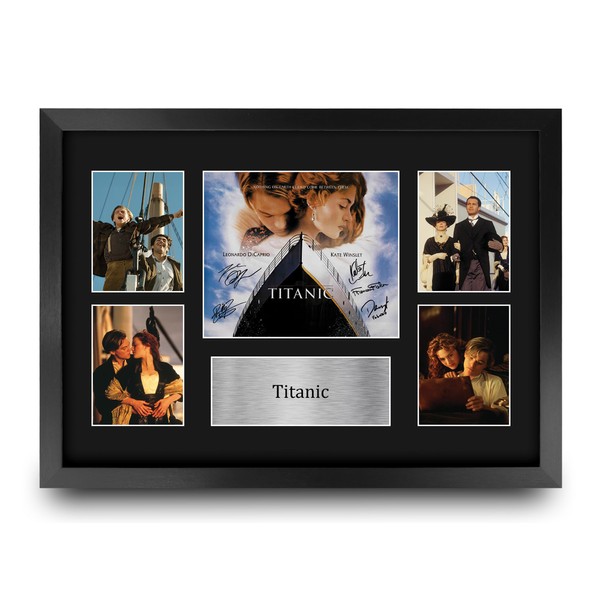 HWC Trading Titanic Gifts Printed Signed Autograph Display Display for