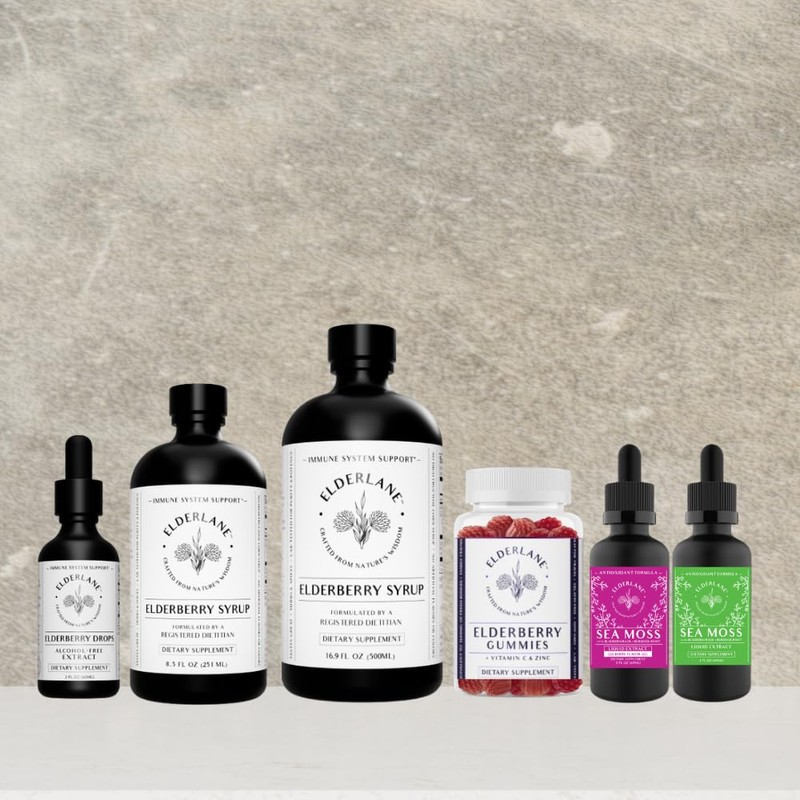 Elderlane Elderlane Unflavored Sea Moss Drops