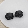 YINETTECH 5pcs SPST Oval Rocker Switch 2Pin Toggle Switch 6A/250VAC